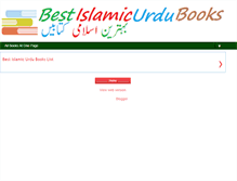 Tablet Screenshot of bestislamicbookslist.blogspot.com