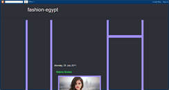 Desktop Screenshot of fashion-egypt.blogspot.com