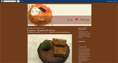 Desktop Screenshot of eatlovewrite.blogspot.com