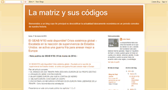 Desktop Screenshot of codigomatriz.blogspot.com