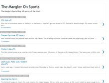 Tablet Screenshot of mangleronsports.blogspot.com