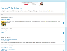 Tablet Screenshot of normayrnutritionist.blogspot.com