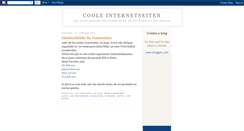Desktop Screenshot of coole-internetseiten.blogspot.com