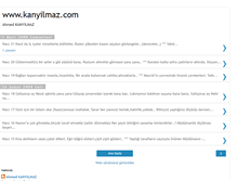 Tablet Screenshot of kanyilmaz.blogspot.com