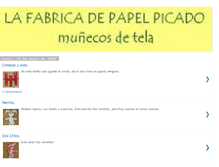 Tablet Screenshot of lafabricadepapelpicado.blogspot.com