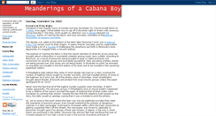 Desktop Screenshot of cabanaboy.blogspot.com