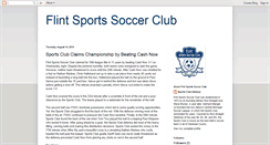 Desktop Screenshot of flintsportssoccerclub.blogspot.com