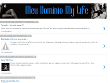 Tablet Screenshot of meudominiomylife.blogspot.com