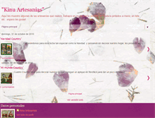 Tablet Screenshot of kinuartesanias.blogspot.com