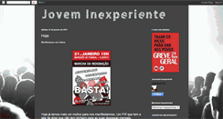 Desktop Screenshot of jovemeinexperiente.blogspot.com