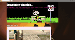 Desktop Screenshot of desveladoyaburrido.blogspot.com