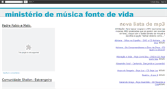 Desktop Screenshot of ministeriodemusicafontedevida.blogspot.com