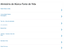 Tablet Screenshot of ministeriodemusicafontedevida.blogspot.com