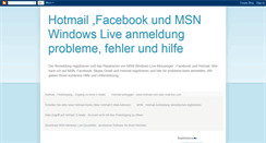 Desktop Screenshot of msnreparieren.blogspot.com