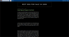 Desktop Screenshot of iluvpets2008.blogspot.com