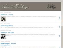 Tablet Screenshot of amalieweddings.blogspot.com