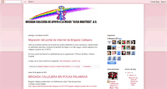 Desktop Screenshot of brigadacallejeraelisamartinez.blogspot.com