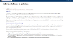Desktop Screenshot of enfermedadesprostata.blogspot.com