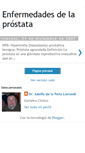 Mobile Screenshot of enfermedadesprostata.blogspot.com