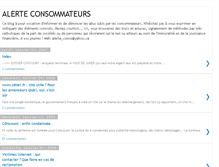 Tablet Screenshot of alerteconso.blogspot.com