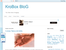 Tablet Screenshot of krobox.blogspot.com