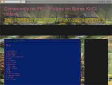 Tablet Screenshot of futures-fkli.blogspot.com