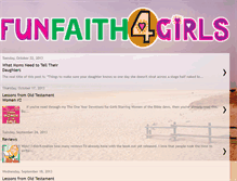 Tablet Screenshot of funfaith4girls.blogspot.com