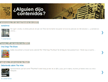 Tablet Screenshot of alguiendijocontenidos.blogspot.com