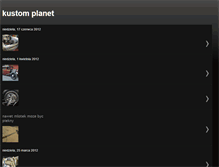 Tablet Screenshot of kustomplanet.blogspot.com