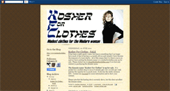 Desktop Screenshot of kosherforclothes.blogspot.com