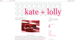 Desktop Screenshot of kateandlolly.blogspot.com