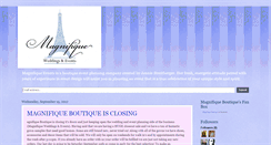 Desktop Screenshot of magnifiqueboutique.blogspot.com