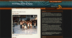 Desktop Screenshot of firstnotemusic.blogspot.com