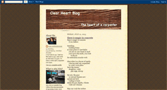 Desktop Screenshot of clearheartblog.blogspot.com