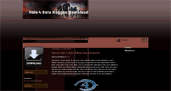 Desktop Screenshot of halo4betakey.blogspot.com