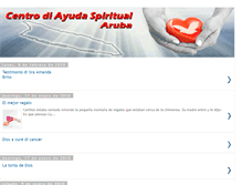 Tablet Screenshot of centrodiayudaspiritualaruba.blogspot.com