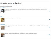 Tablet Screenshot of departamentobellasartes.blogspot.com