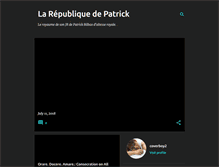 Tablet Screenshot of larepubliquedepatrick.blogspot.com