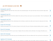 Tablet Screenshot of free2013horoscope.blogspot.com