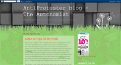 Desktop Screenshot of antiprotester.blogspot.com