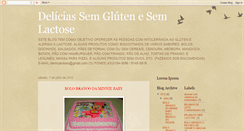 Desktop Screenshot of deliciassemgluten.blogspot.com