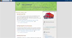 Desktop Screenshot of latinpost.blogspot.com