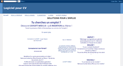 Desktop Screenshot of logiciel-cv-gratuit.blogspot.com