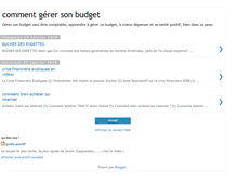 Tablet Screenshot of gerer-son-budget.blogspot.com