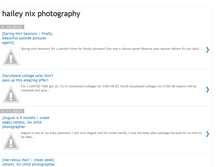 Tablet Screenshot of haileynixphotography.blogspot.com