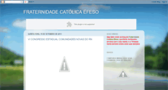 Desktop Screenshot of fraternidadecatolicaefeso.blogspot.com
