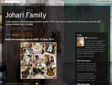 Tablet Screenshot of joharifamily.blogspot.com