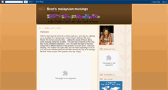Desktop Screenshot of bronsmalaysianmusings.blogspot.com