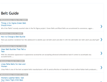 Tablet Screenshot of beltguide.blogspot.com