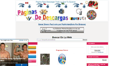 Desktop Screenshot of paginasdescargas.blogspot.com